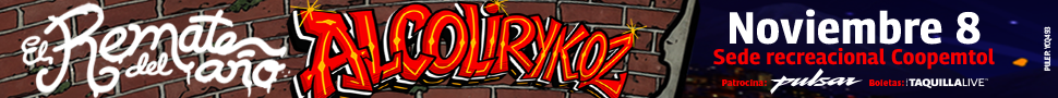 Condiciones del concierto EL REMATE DEL AÑO ALCOLIRYKOZ IBAGUE