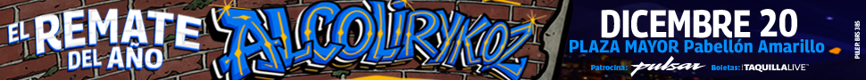 Condiciones del concierto EL REMATE DEL AÑO ALCOLIRYKOZ MEDELLIN