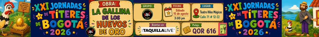 Condiciones del teatro LA GALLINA DE LOS HUEVOS DE ORO 15 AGOSTO